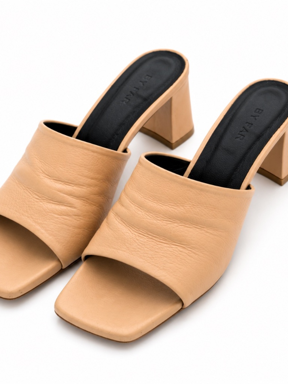 By Far chunky platform mules